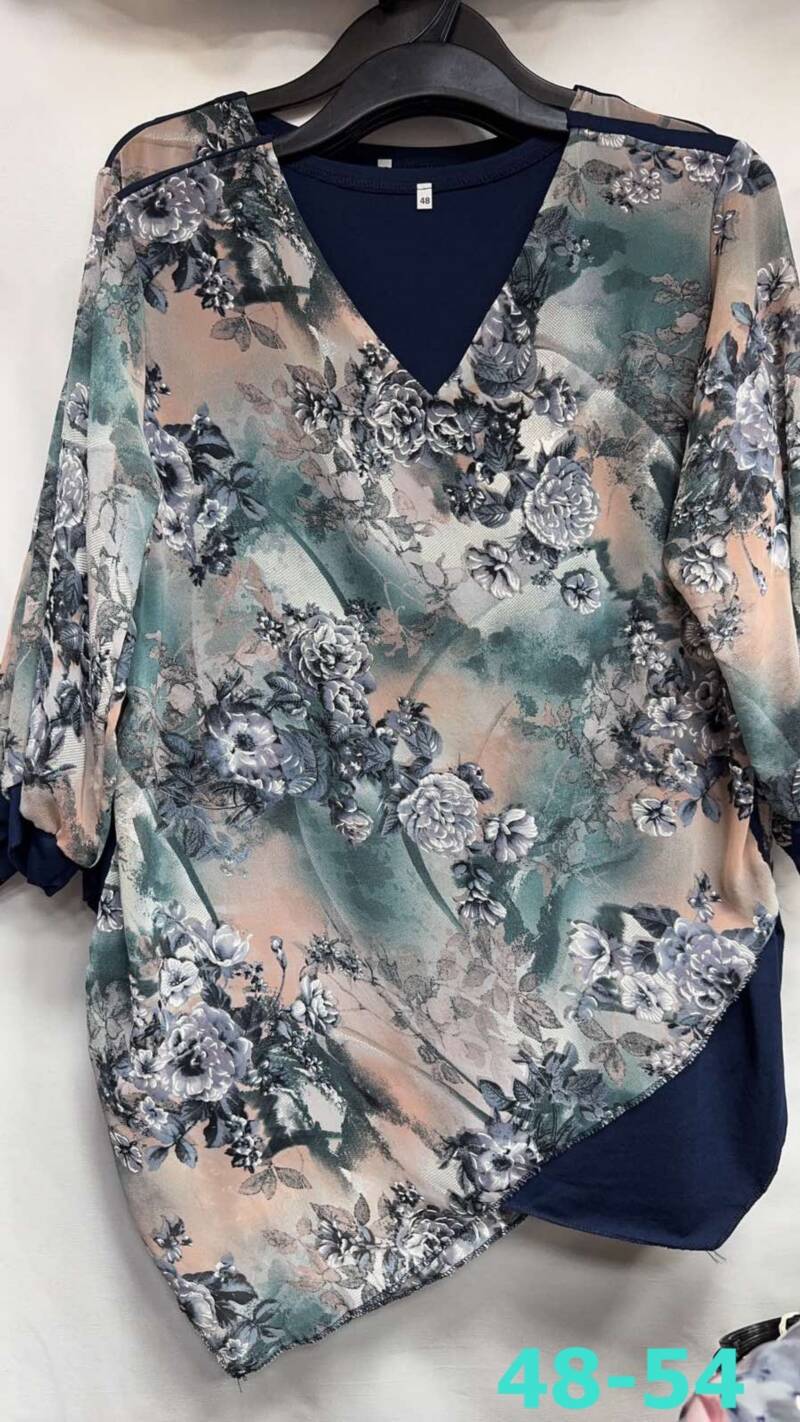 Bluzka damskie (Polska produkt ) Roz 48-54, Mix Kolor Paczka 6 szt